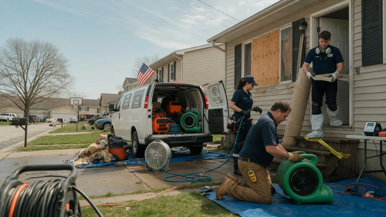Water Damage Restoration in Leaf River, IL near me